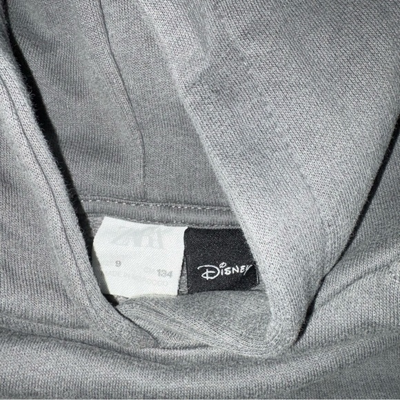 Zara Disney Jeweled Mickey Mouse Hoodie Size 9 - Picture 2 of 4